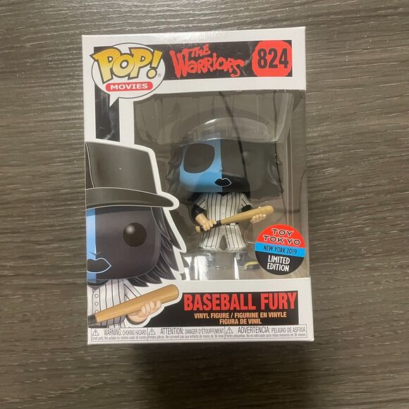 Funko Pop! The Warriors Baseball Fury No. 824 Toy Tokyo Limited Edition - Picture 1 of 6